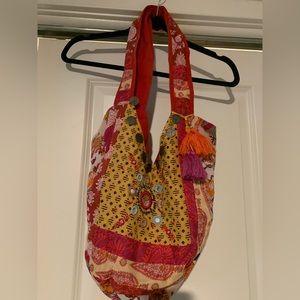 Adorable red pattern purse lightweight
